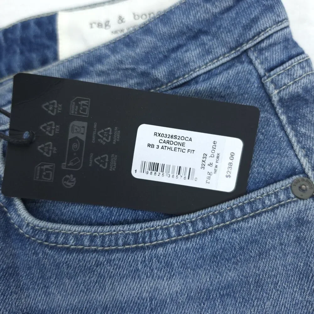 Rag & Bone RB 3 Athletic Fit Jeans 32x32 NWT